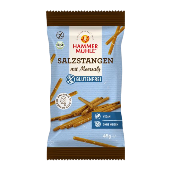 Salzstangen mit Meersalz Hammermühle glutenfrei  ★